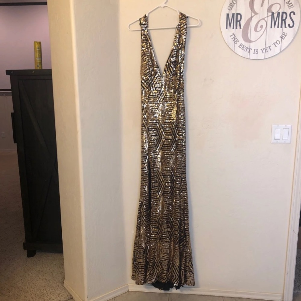 Gold gown